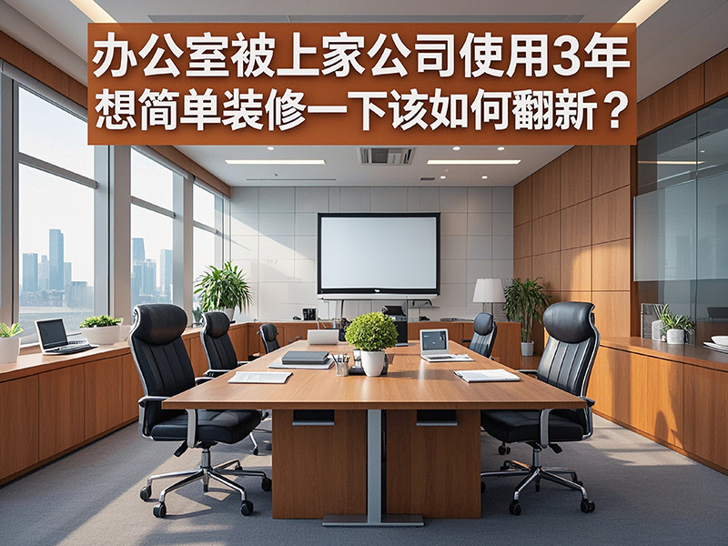 辦公室被上家公司使用3年，想簡單裝修一下該如何翻新？