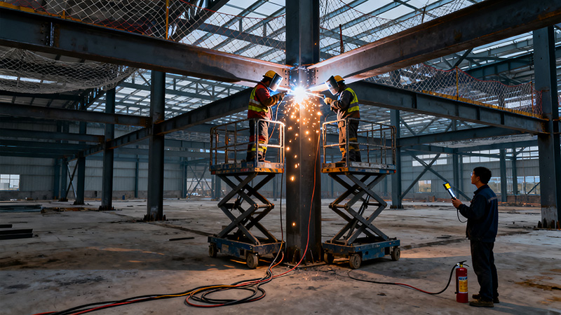 鋼結構廠房角焊縫